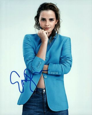 Emma Watson Sexy Signed Autographed 8x10 Photo E203