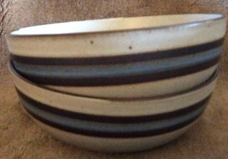 Otagiri Japan HORIZON Two Hand Crafted Coupe 6 Inch Cereal Bowls 2
