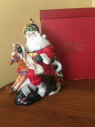Waterford Limited Edition Holiday Heirlooms St Nicholas Candy/cookie Jar Wow