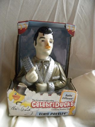 Celebriducks Celebrity Rubber Duck Elvis Presley Item 81069 Nib - Eb54