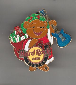 Hard Rock Cafe Pin: Athens Christmas Bear Le200
