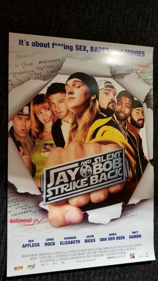 Jay And Silent Bob Strike Back Movie Poster,