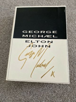 George Michael/elton John “don’t Let The Sun Go Down On Me” Vhs Box Set Signed.