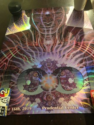 Tool Newark Concert Poster Prudential Center Alex Grey 11/16/2019,  Unsigned 294
