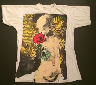 Rare 1986 The Primitives T Shirt Thru The Flowers C86 Indie
