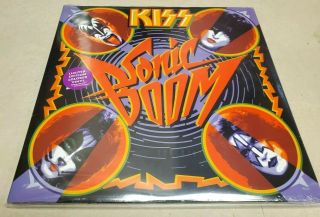 Sonic Boom Limited Edition Vinyl Lp Kiss Purple Gene Simmons Paul Stanley