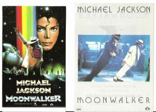 Yh63 Moonwalker Michael Jackson Set Of 2 Mini Poster Herald Spain