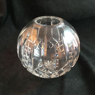 Waterford Crystal Lismore Rose Bowl Vase 6 " -