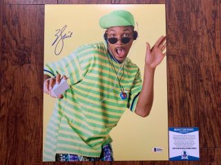 Will Smith Signed Fresh Prince Of Bel - Air 11x14 Photo Beckett Q65954 Psa/dna