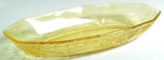 Fostoria June Topaz Yellow Icelery Dish -