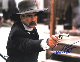 Sam Elliott Tombstone Autographed Signed 11x14 Photo Certified Authentic Bas