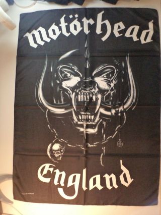 Vintage Motorhead 2003 Textile Poster Flag Heavy Metal