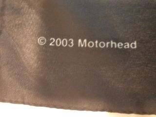 Vintage MOTORHEAD 2003 TEXTILE POSTER FLAG heavy metal 2