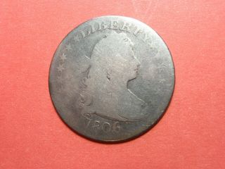 1806/5 Draped Bust Early American Quarter - 5901