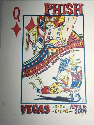Jim Pollock Phish Las Vegas Nv 2004 Queen Poster Thomas And Mack Center Jay - Z