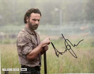 The Walking Dead 8 X 10 Signed By Andrew Lincoln As Rick Grimes