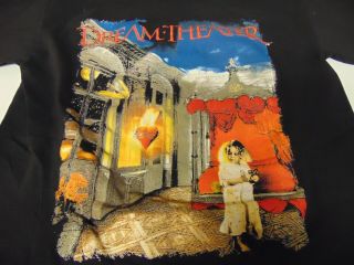 Rock T - Shirt Vintage Authentic Dream Theater Images And Words Tour Sz Large