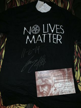 Stage Worn No Lives Matter Shirt From Hershey Pa,  The Final Campaign