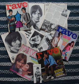 10 Small Faces Steve Marriott Uk Clippings Cuttings Pin - Ups Rave 1965 1968 Mod