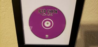 Iced Earth Autographed & Framed The Dark Saga CD Rock Memorabilia Heavy Metal 3