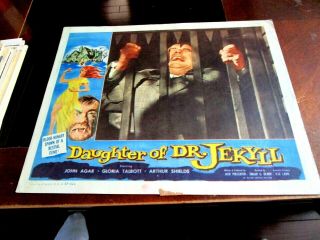 Daughter Of Dr.  Jekyll,  Lobby Card 4 John Agar,  Gloria Talbott