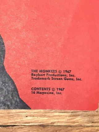The Monkees Vintage Rock Pop Music Poster 1967 54x17” Poster 2