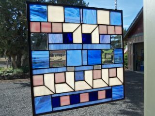 Stained Glass Window 14 By 14 Inches