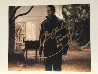 Halloween Michael Myers James Jude Courtney Signed Autograph Photo 1 With Proof