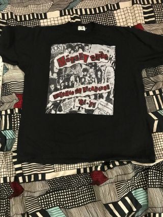 Vintage Motley Crue Decade Of Decadence Size 2xl T Shirt Ratt Poison Bon Jovi
