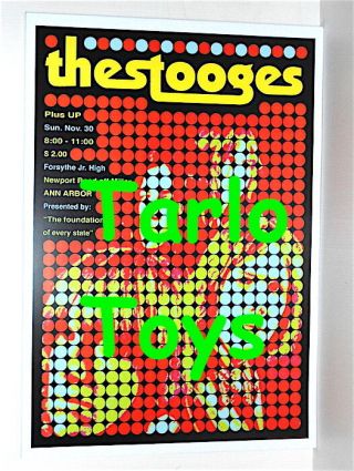 Iggy Pop,  Stooges - Ann Arbor,  Us - 30 November 1969 - Concert Poster