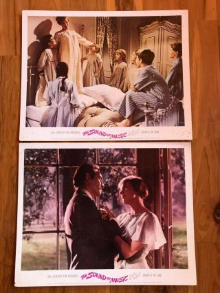 2 Lobby Cards 11x14: The Sound Of Music (1965) Julie Andrews