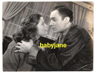 Katharine Hepburn Charles Boyer Vintage 7x9 Photo 1935 Break Of Hearts