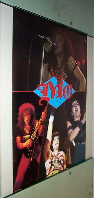 Ronnie James Dio Live Vintage 1984 Poster