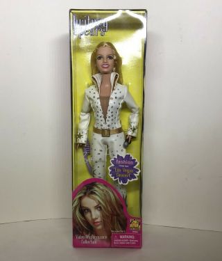 Britney Spears 2001 Rare Live Las Vegas Elvis Jumpsuit Video Performance Doll