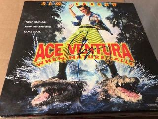 Awesome Jim Carrey Signed Autographed Ace Ventura Laser Disc