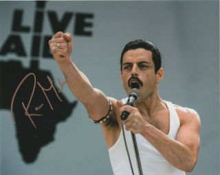 Rami Malek Bohemian Rhapsody Signed Autographed 8x10 Photo R148
