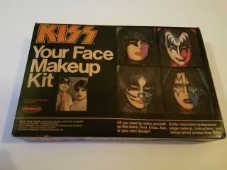 Vintage 1978 Kiss Your Face Remco Makeup Kit Complete - Aucoin - Rock And Roll