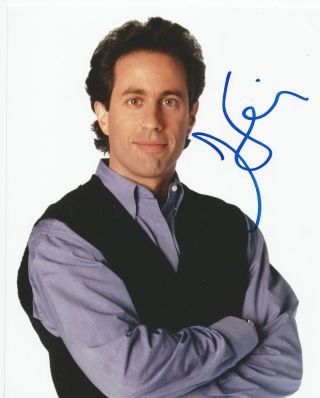 Jerry Seinfeld Signed Autographed 8x10 Photo