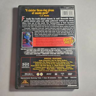 Killer Klowns From Outter Space DVD Signed X3 Chiodo Brothers 2