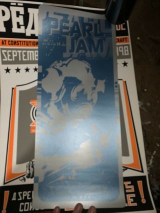 Pearl Jam Poster Los Angeles La 1998
