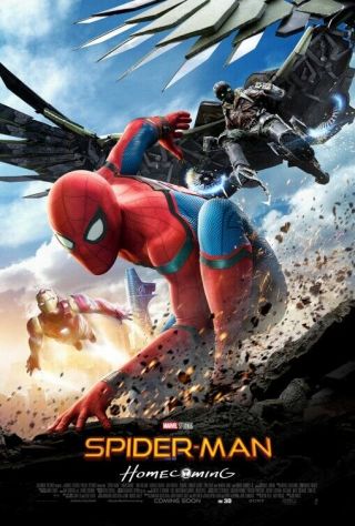 Spider - Man: Homecoming | Ds Movie Poster 27x40 Intl | Tom Holland B