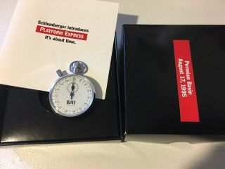 Schlumber Stop Watch Primo Item From 1995 Still In The Box Oilfield