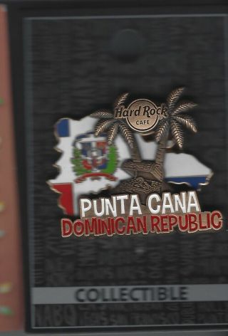 Hard Rock Cafe Punta Cana World Map Series 3 - D Pin