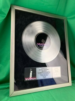 Mariah Carey : Riaa Platinum - Award - E =mc2 Album