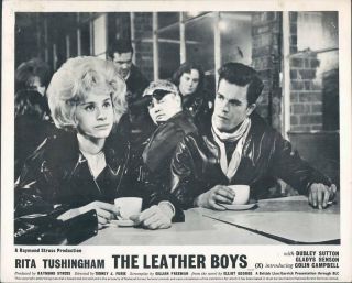 Leather Boys Rita Tushingham Dudley Sutton In Cafe Lobby Card