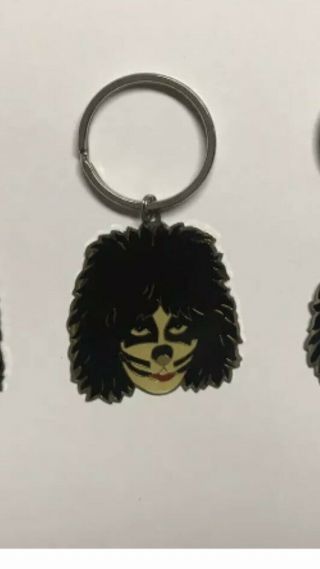 Kiss Aucoin 1978 Solo Key Chain PETER CRISS,  Rare Some Fading Vintage 2