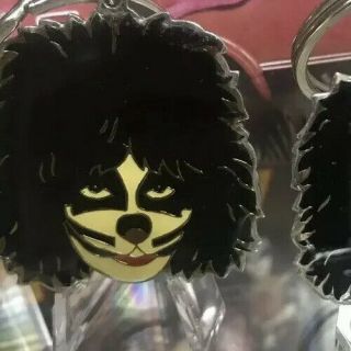 Kiss Aucoin 1978 Solo Key Chain PETER CRISS,  Rare Some Fading Vintage 3