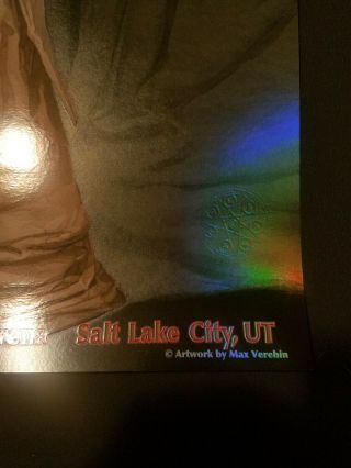 Tool concert poster 2019 SLC salt lake city verehin read 3