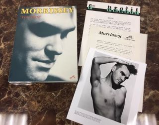 Morrissey Viva Hate Uk Promo Box Rare Cd Sampler Cassette The Smiths Htf