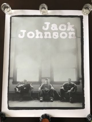 Jack Johnson Limited Edition C.  2002 Heavy Stock Ltd 24 " X 30 " Concert Poster